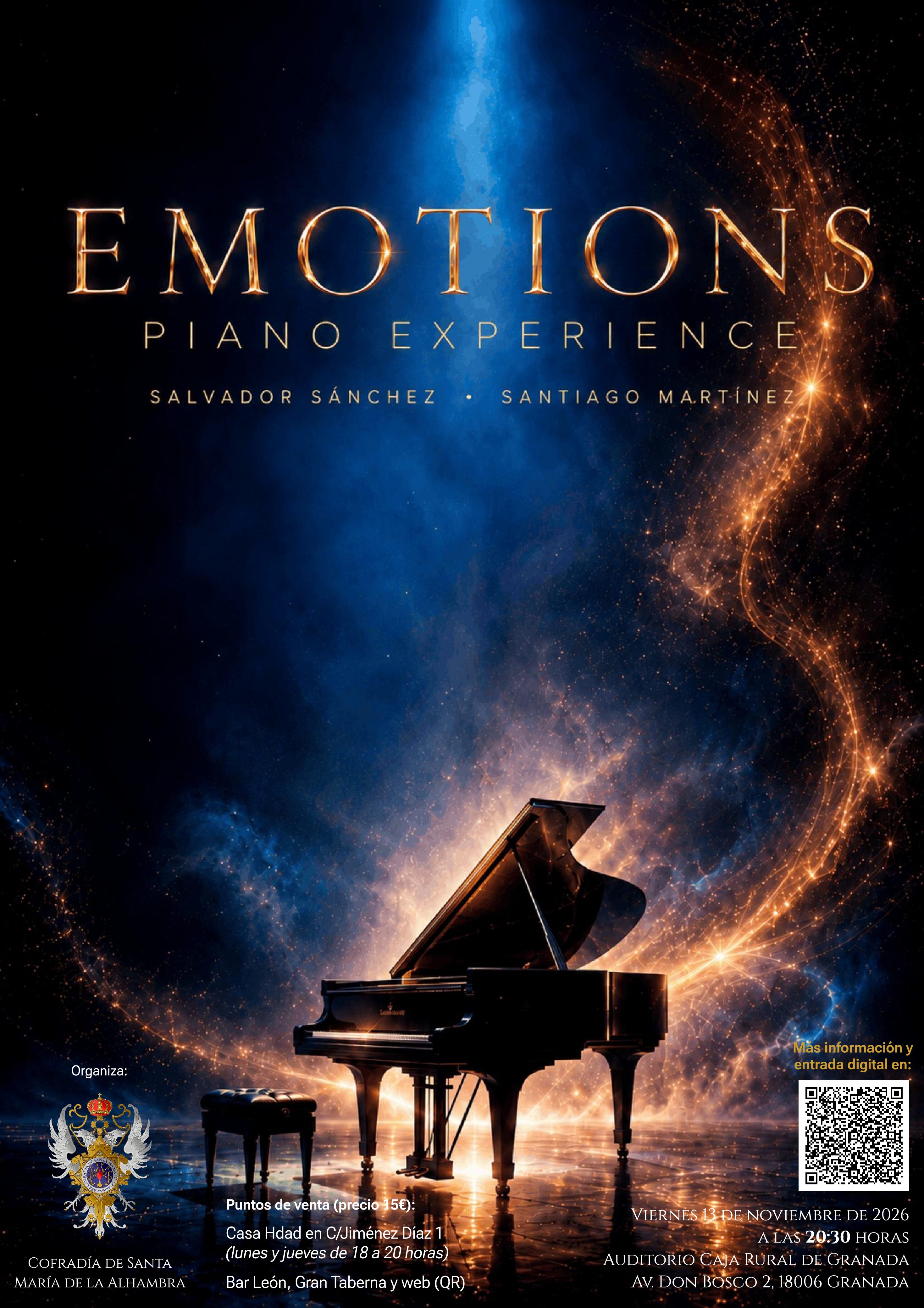 Concierto EMOTIONS PIANO EXPERIENCE - Salvador Sánchez y Santiago Martínez